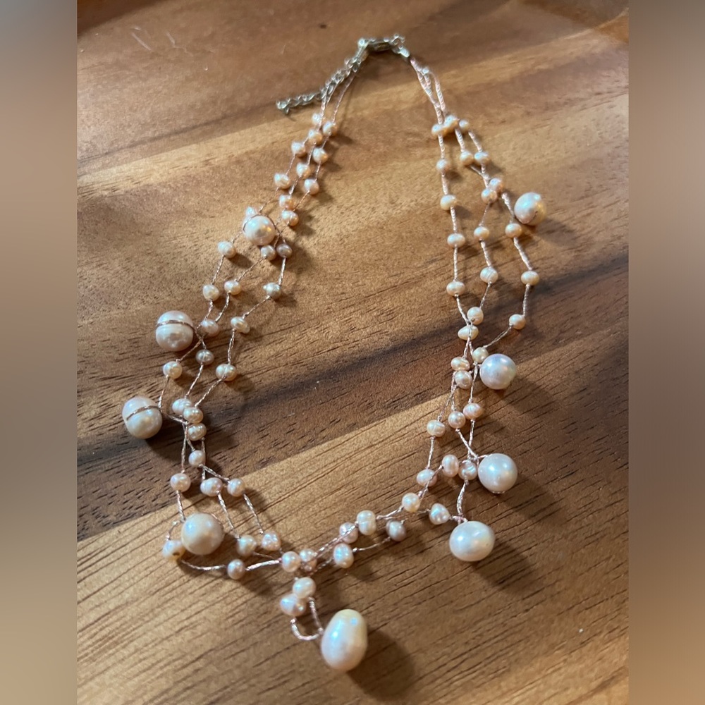 Freshwater pearl necklace
